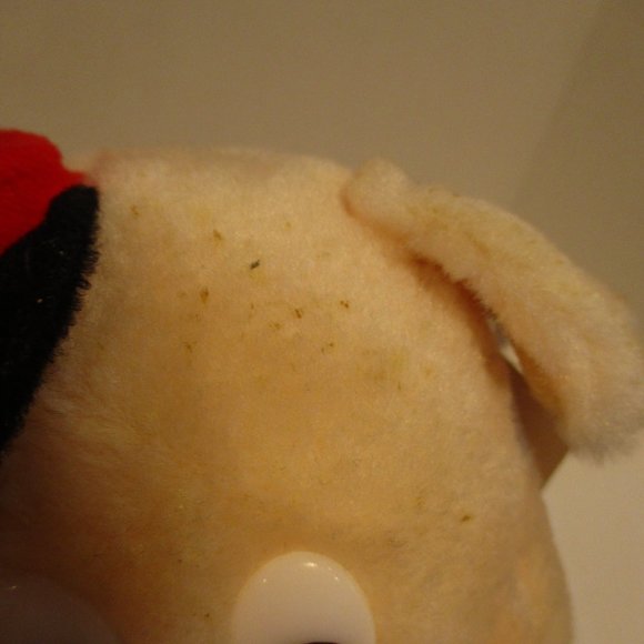 Harley Davidson NEW Vintage 1991 Medium Peach Black Orange Graphic Plush Hog - Picture 8 of 9